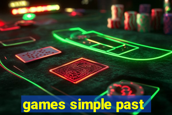 games simple past